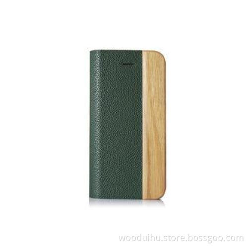 Foldable Waterproof Slim Wooden Cell Phone Case , Iphone5 L